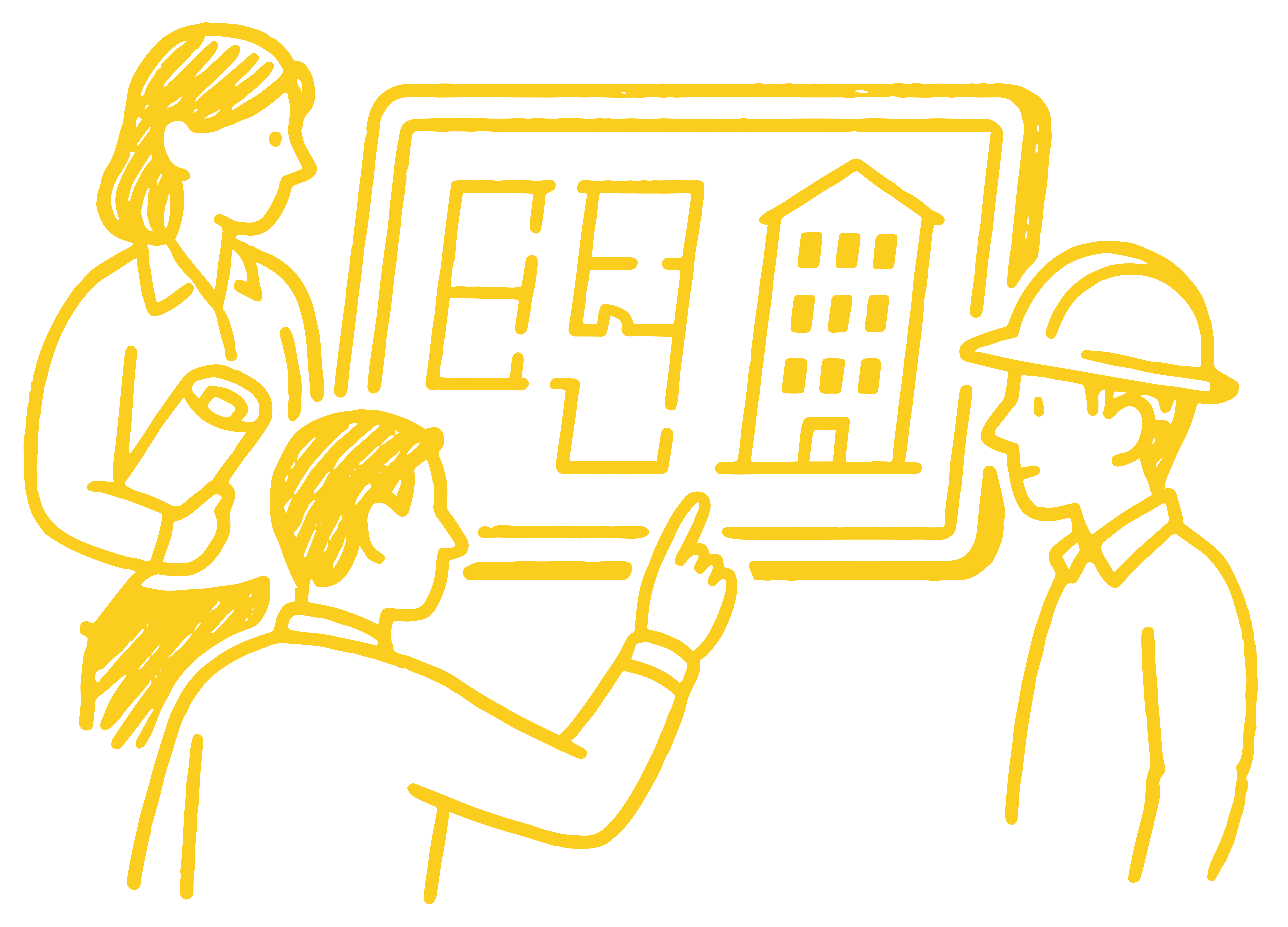 Architects Reviewing Digital Blueprint-01